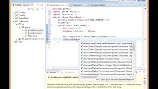 Develep the geussing game JOptionPane Java programming [upl. by Gonroff]