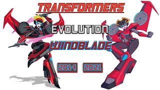 WINDBLADE Evolution in Cartoons and Video Games 20142021  Transformers [upl. by Anaeed]