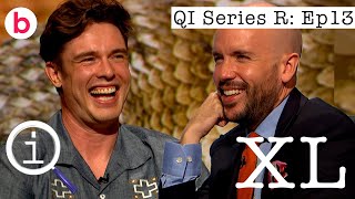 QI XL Full Episode R Animals  Series R With Tom Allen Ed Gamble and Maggie AderinPocock [upl. by Averir625]