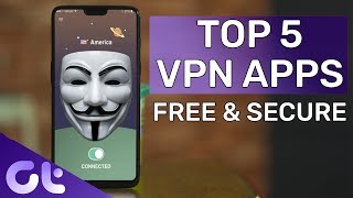 Top 5 FREE amp SECURE Android VPN Apps in 2018  Guiding Tech [upl. by Eirolav]