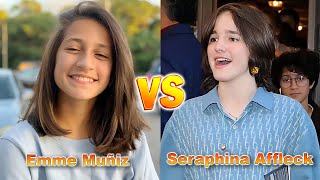 Emme Maribel Muñiz VS Seraphina Affleck Transformation 2024 💖 From Baby To Now [upl. by Itsa]