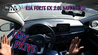 2020 Kia Forte EX 20 L MPI 147 hp  POV Test Drive [upl. by Sissy]