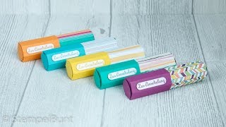 ANLEITUNG  DuploVerpackung quotStiftequot zur Einschulung mit Produkten von Stampin Up® [upl. by Hegarty]