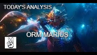 Todays Analysis Orm Marius from DCEU [upl. by Asiil816]