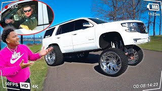 World’s MOST Squatted Chevy Tahoe On 28x16’s 1012 Bulletproof Squatted Truck  Lifted Truck [upl. by Kabab683]