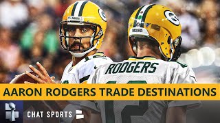 Aaron Rodgers Trade Rumors 5 NFL Teams Most Likely To Trade For The Green Bay Packers QB In 2021 [upl. by Htieh]