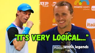 Zverev was asked Will Sinner be No1 in 2024 His answer is priceless [upl. by Enilrad]