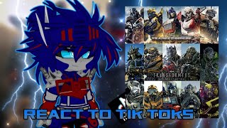 Past Bayverse Autobots React To \ Tik Toks  part 1 [upl. by Aikaz]