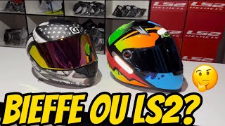 Capacete Bieffe b12 USA e Ls2 ff358 Masterpiece Detalhe completo [upl. by Llen]