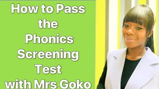 How to pass the Phonics Screening Test with Mrs Goko [upl. by Dettmer96]