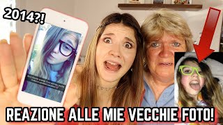 REAZIONE ALLE FOTO DEL MIO PERIODO RIBELLE CON MIA MAMMA cringe ♕ [upl. by Shepp]