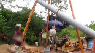 PERFORACIÓN DE POZO DE AGUA SAN MARTÍN  PERU FEBRERO 2018 PERFORACIONES HERMANOS ENCISO [upl. by Tormoria983]