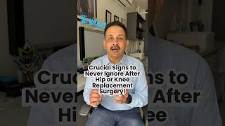 Do not ignore these signs if you had a surgery recently totalhipreplacementsurgery doctor [upl. by Norm]