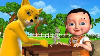 Johny Johny Yes Papa Animal Version  3D Animation Nursery Rhymes amp Songs For Children [upl. by Ryle]