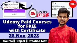 How to get Udemy Courses for FREE in 2023  Udemy Coupon Code 2023  Latest Udemy Coupons [upl. by Nivej]