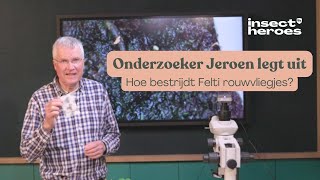 Onderzoeker Jeroen legt uit hoe werken aaltjes tegen rouwvliegjes [upl. by Otnicaj]