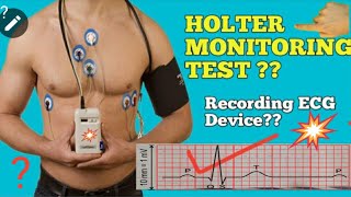 Holter Monitor 24 hours in hindi  Holter monitor Lead Placement  ECG RecordingHolter Monitoring [upl. by Edelstein]