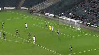 MK Dons v Brighton and Hove Albion U21 highlights [upl. by Nalyt]