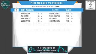 SACA Premier Cricket  West End Mens 2nd Grade  Round 9  Port Adelaide v Woodville  Day 1 [upl. by Jaqitsch]