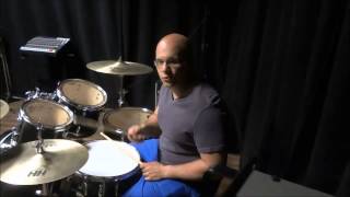 How To Play An EASY 34 Drum BeatDrum Lesson [upl. by Kerwon]