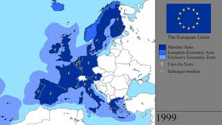 The History of the European Union Every Year [upl. by Harli]