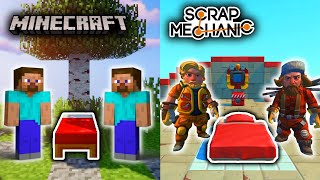 BEDWARS Team Battle in Scrap Mechanic [upl. by Chon521]