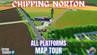 CHIPPING NORTON  Map Tour  Farming Simulator 22 [upl. by Nairot]