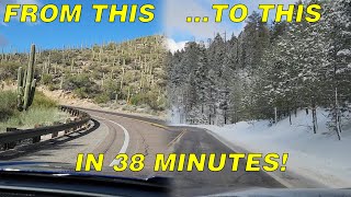 Driving Up Mount Lemmon in Tucson Arizona [upl. by Lowenstein236]