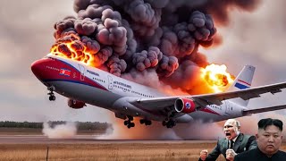 happened 30 seconds ago the plane carrying 500 NORTH KOREAN commanders was destroyed by Ukraine [upl. by Eijneb]