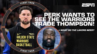 Windy wants DEFENSIVE HELP for the Lakers  The Warriors should TRADE Klay Thompson  First Take [upl. by Materse]