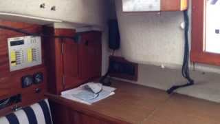 Hallberg Rassy 26  Inside Video [upl. by Telrahc]