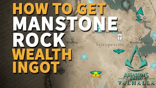 Manstone Rock Wealth Ingot Treasure Chest Assassins Creed Valhalla [upl. by Meehyr]