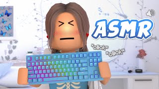 ROBLOX ASMR Tower of Ocean 🌊 but its KEYBOARD ASMR VERY CLICKY [upl. by Gemma231]