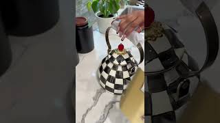 Unboxing my Mackenzie Childs teapot home homeaesthetics [upl. by Ardelle]