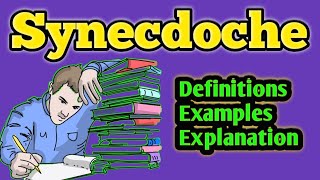 What is synecdoche  Synecdoche  Synecdoche definition  Figure of speech [upl. by Attwood]