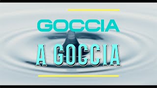 GOCCIA A GOCCIA  Francesco Balasso  lyric video [upl. by Olatha]