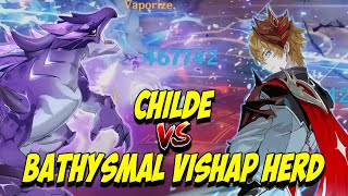 Childe Still And Always Strong One Shot 24 Boss Bathysmal Vishap  Genshin Impact 24 [upl. by Eiramac65]