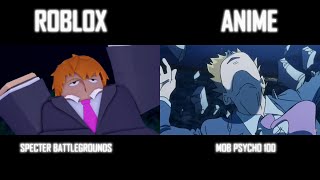 Reigen vs Ishiguro  Roblox vs Anime  Specter Battlegrounds Sneak Peek [upl. by France602]