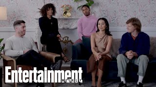 The Cast And Creator Of Waves Talk Instinctual Chemistry On Set  Entertainment Weekly [upl. by Mccormick]