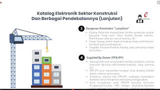 Katalog Elektronik Sektor Konstruksi [upl. by Feldt]