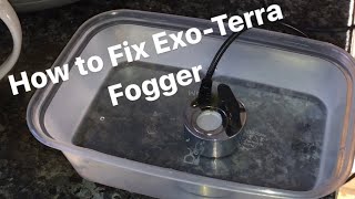 How to Fix Exo Terra Fogger Frog Tank [upl. by Berthoud]