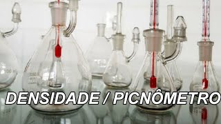 DENSIDADE DE SÓLIDO PICNÔMETRO [upl. by Hilbert]