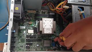 Server IBM X3100 M4 proses bongkar mainboard [upl. by Eellah414]