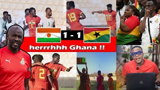 NIGER 1 GHANA 1 BLACKSTARS NOT SERIOUS ABOUTBAD PERFORMANCE PARTEY KUDUS OTTO ADDO [upl. by Farly]