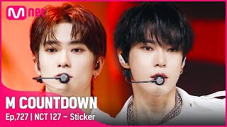 NCT 127  Sticker Comeback Stage  엠카운트다운 EP727  Mnet 210930 방송 [upl. by Gerlac]