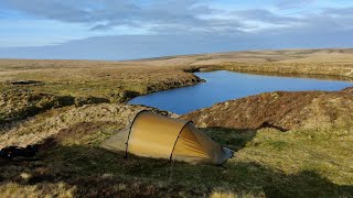 Finally some decent weather at Red Lake on Dartmoor Hilleberg Nallo 2 [upl. by Bernardi]