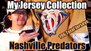 My Jersey Collection Nashville Predators [upl. by Isolda846]