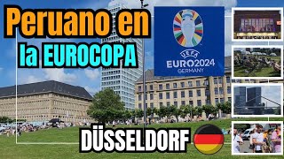 Peruano en la Eurocopa Alemania 2024 Düsseldorf [upl. by Moncear]