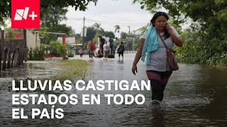 Inundaciones y desbordamientos de ríos Lluvias afectan a habitantes de todo el país [upl. by Lilithe]