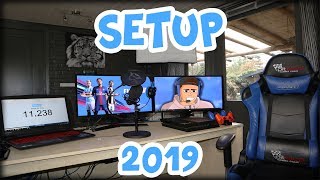 MIJN 2019 GAMING ROOM SETUP TOUR [upl. by Nelluc]